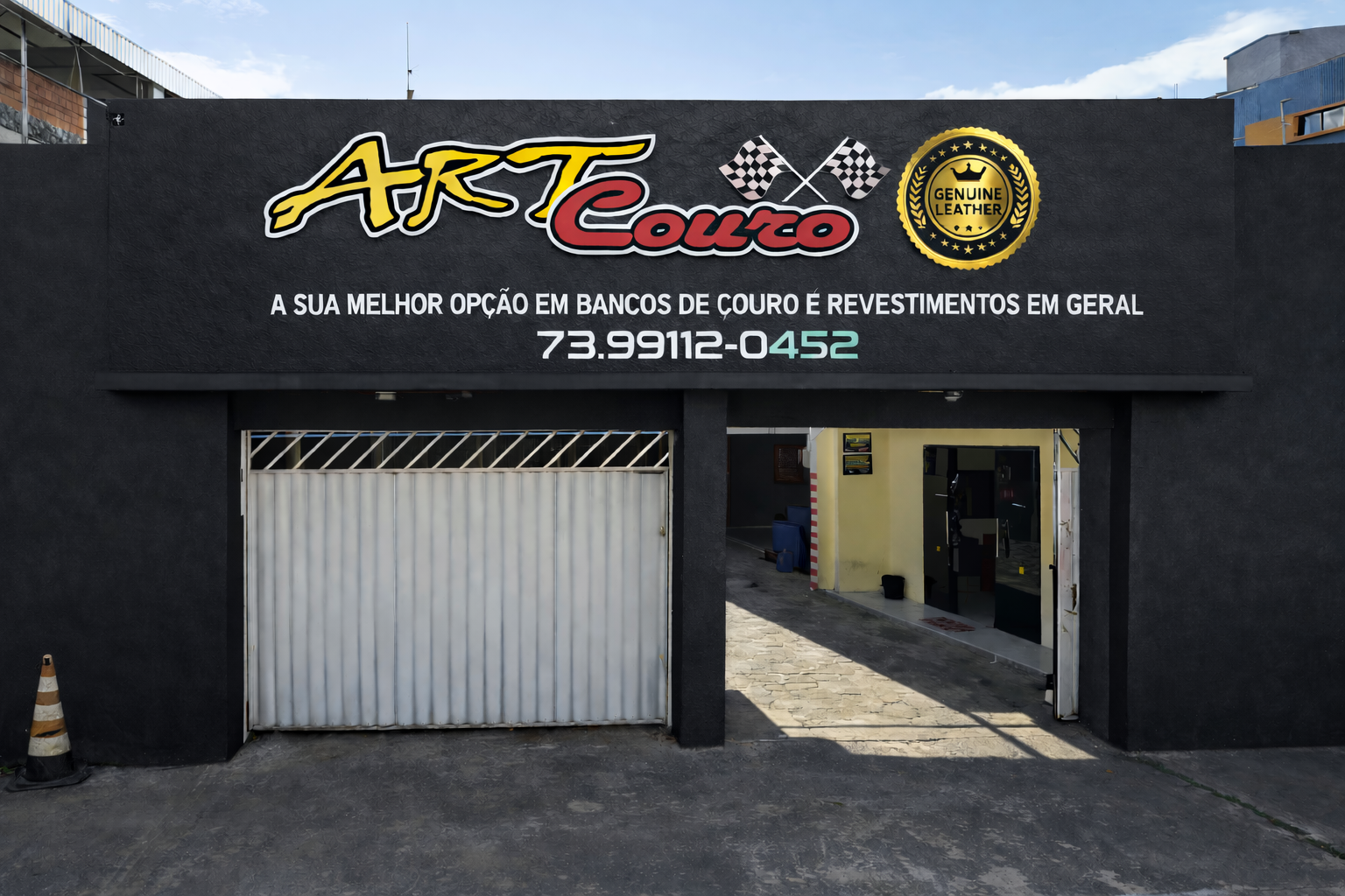 Fachada da Art Couro